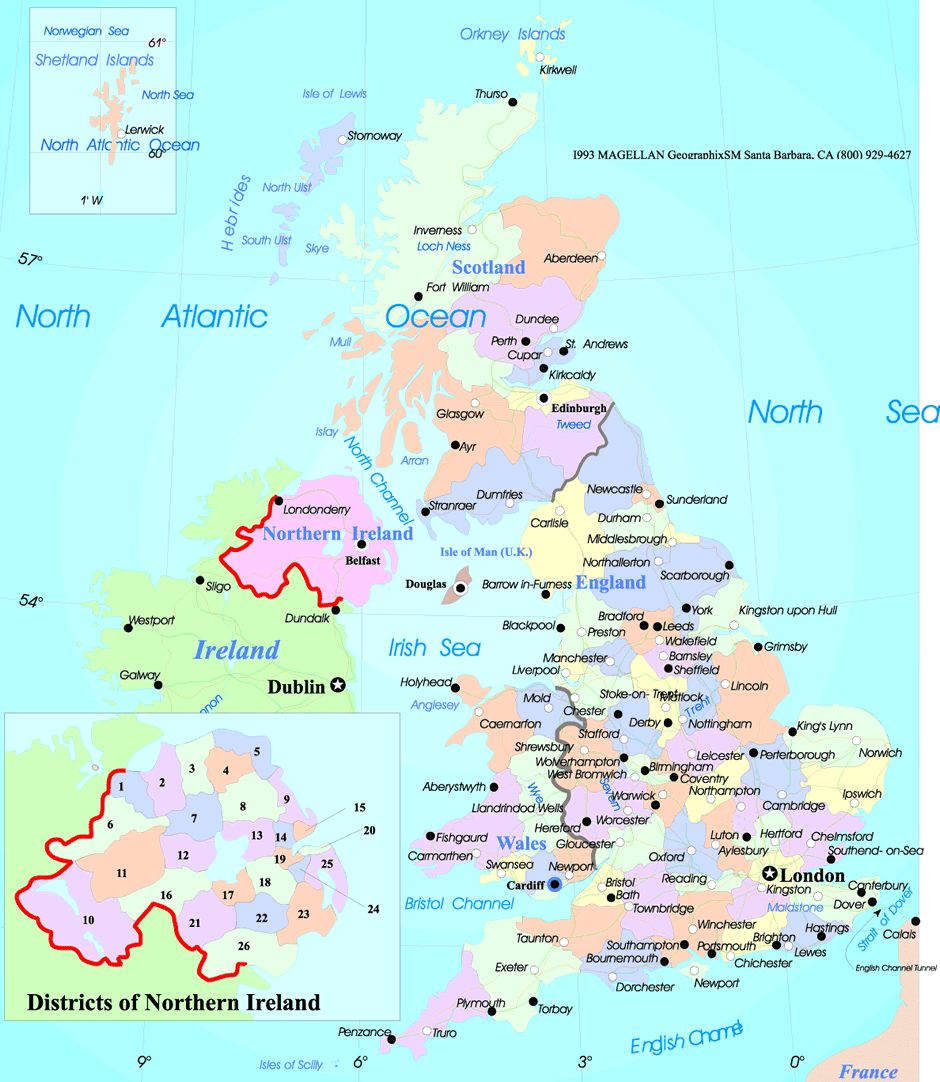 Sunderland map